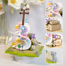 Load image into Gallery viewer, Lace Violin Mini Building Block Set – Compatible with LEGO, 410+ Pieces, Girls' DIY Christmas Gift