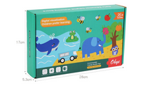 Load image into Gallery viewer, Montessori Wooden Number Blocks – Beech Wood Stacking & Counting Toy for Kids 3+