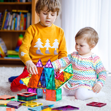 Load image into Gallery viewer, 100-Piece Magnetic Tiles Building Blocks – Educational STEM Toy Set for Kids Aged 3+