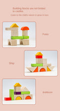 Load image into Gallery viewer, Wooden Box Building Blocks Set – Shape & Color Recognition Toy for Toddlers (36+ Months)
