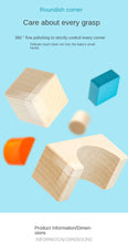 Load image into Gallery viewer, Wooden Box Building Blocks Set – Shape & Color Recognition Toy for Toddlers (36+ Months)