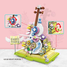 Load image into Gallery viewer, Lace Violin Mini Building Block Set – Compatible with LEGO, 410+ Pieces, Girls&#39; DIY Christmas Gift

