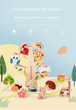 Load image into Gallery viewer, Montessori Forest Balance Puzzle Toy – Wooden Skewers &amp; Shape Matching for Kids 3+

