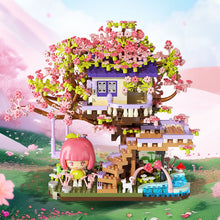 Load image into Gallery viewer, Flower House Microparticle Building Blocks – DIY Christmas Gift for Ages 8+

