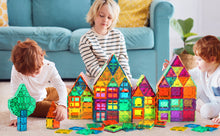 Load image into Gallery viewer, 60-Piece Magnetic Tiles Building Blocks – Creative STEM Toy for Kids Ages 3+
