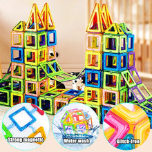 Load image into Gallery viewer, Magnetic Building Blocks – DIY Construction Set for Kids (Big &amp; Mini Sizes)
