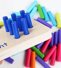 Load image into Gallery viewer, Montessori Wooden Number Blocks – Beech Wood Stacking &amp; Counting Toy for Kids 3+
