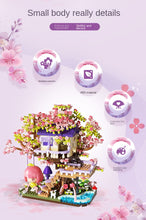 Load image into Gallery viewer, Flower House Microparticle Building Blocks – DIY Christmas Gift for Ages 8+
