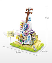 Load image into Gallery viewer, Lace Violin Mini Building Block Set – Compatible with LEGO, 410+ Pieces, Girls&#39; DIY Christmas Gift
