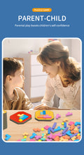 Load image into Gallery viewer, Double Battle Tetris Puzzle Game – Colorful Brain Teaser for Kids &amp; Parents | Focus &amp; Strategy Board Game 128 pieces
