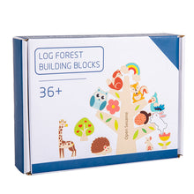 Load image into Gallery viewer, Montessori Forest Balance Puzzle Toy – Wooden Skewers &amp; Shape Matching for Kids 3+

