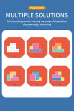 Load image into Gallery viewer, Double Battle Tetris Puzzle Game – Colorful Brain Teaser for Kids &amp; Parents | Focus &amp; Strategy Board Game 128 pieces
