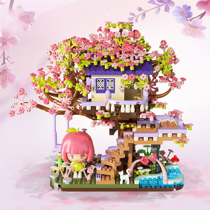 Flower House Microparticle Building Blocks – DIY Christmas Gift for Ages 8+