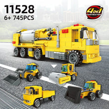Load image into Gallery viewer,  4-in-1 Engineering Vehicle Building Blocks Set-745 Pcs
