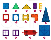 Load image into Gallery viewer, 120-Piece Magnetic Tiles Building Blocks – Educational STEM Toy Set for Kids Aged 3+
